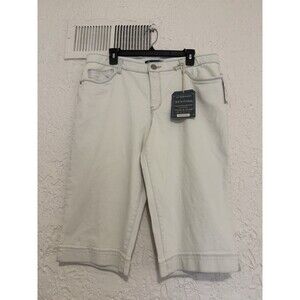 NWT Democracy AB Solution Mold &hold  long Bermuda  Denim Shorts SZ 14 Petite